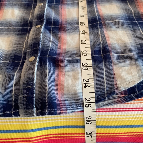 Hollister Pastel Plaid Flannel Shirt Sz M - Picture 11 of 11